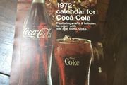 Coca Cola 1972 Calendar