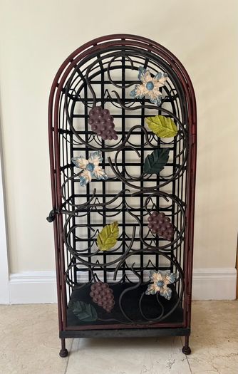 Vintage Mexican wine rack