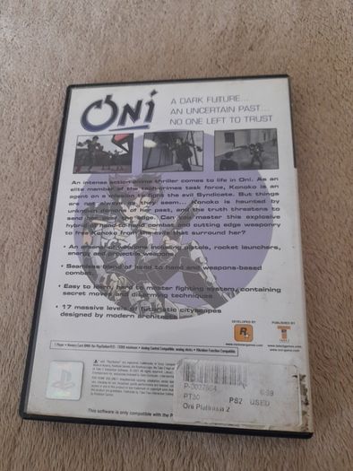 Oni PS2 PlayStation 2