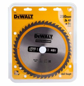 DeWalt DT1957 Construction Circular Saw Blade 250 x 30mm x 48T