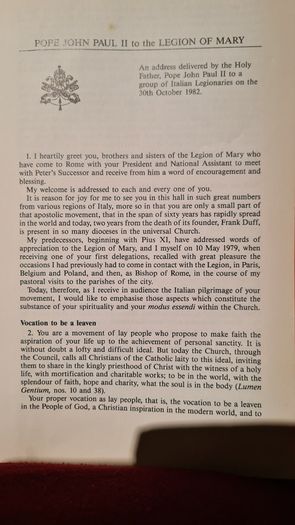 Legion Of Mary Official Handbook. Hardback In Very Good Condition.