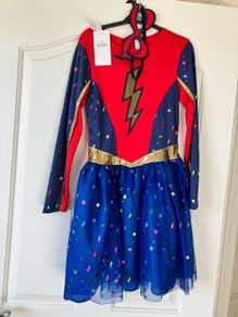New superhero fancy dress costume girls age 11-12 yrs