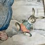 1960s Vintage Framed  Nursery Decoration Made in Italy Image 8