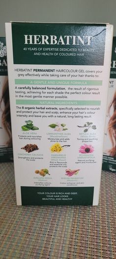 3 Boxes Herbatint Hair Colour/Dye