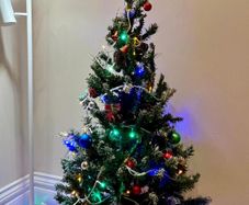 120cm Artificial Christmas Tree, Excellent Condition