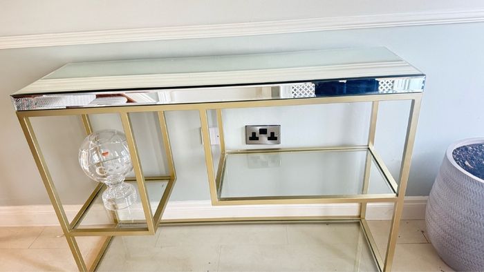 Hall table and mirror