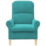 Armchair Turquoise Velvet Image 4