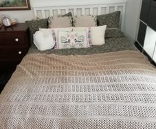 Double bed with mattress