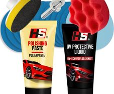 HS Headlight Restoration Kit - Complete set for Polishing Dull and Worn Headlights for Car Restoration - Repair Yellow Faded Headlights  Car Headlamp Cleaner To Restore Clarity made in EU
