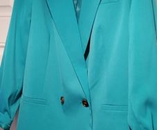 blazer size 16 teal green small mark see photo