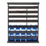 Storage Boxes 47pcs Lin Bins Part Bins With Metal Shelving Rack Image 6