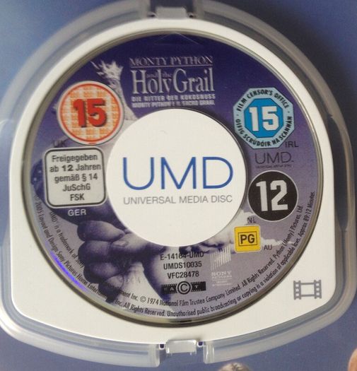 Monty Python And The Holy Grail [1975] Graham Chapman, John Cleese, Terry Gilliam, Eric Idle, Terry Jones & Michael Palin (PSP-UMD Movie)
