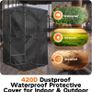Pull Up Bar Station Cover Pull Up Dip Station Cover for Dip Station Home Gym, Dustproof Waterproof Protective Cover Indoor Outdoor Image 4