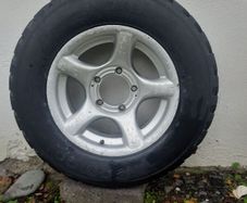 Wheel, tire 195 R15  Terra