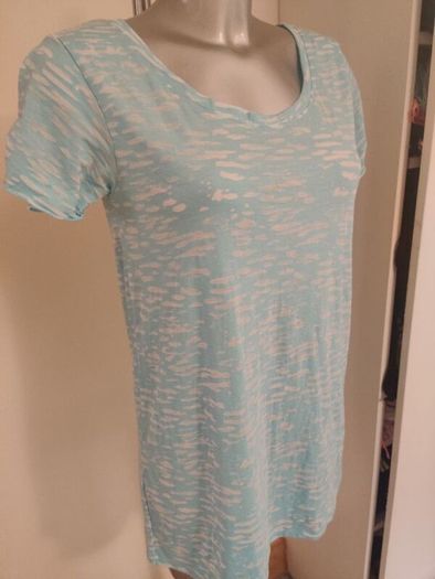 Denim Co Turquoise top size UK14 EU42 Postage included