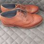 Boys brown shoes size 5 Image 2
