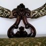 19th century carved mahogany sofa Image 3