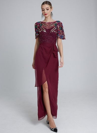 Virgos Lounge Embellished Ariann Maxi Dress