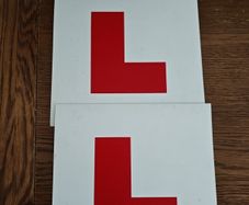 Magnetic Car L Plates