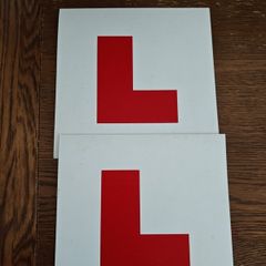 Magnetic Car L Plates