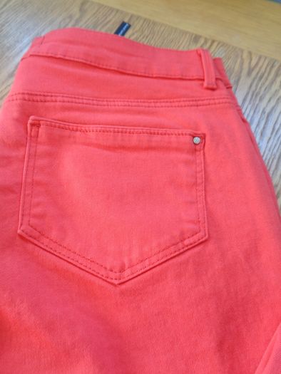 Ladies Red Straight Leg Jeans for Sale