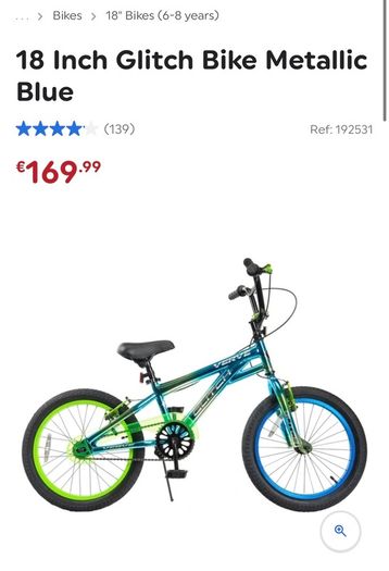 2 x 18inch Bike