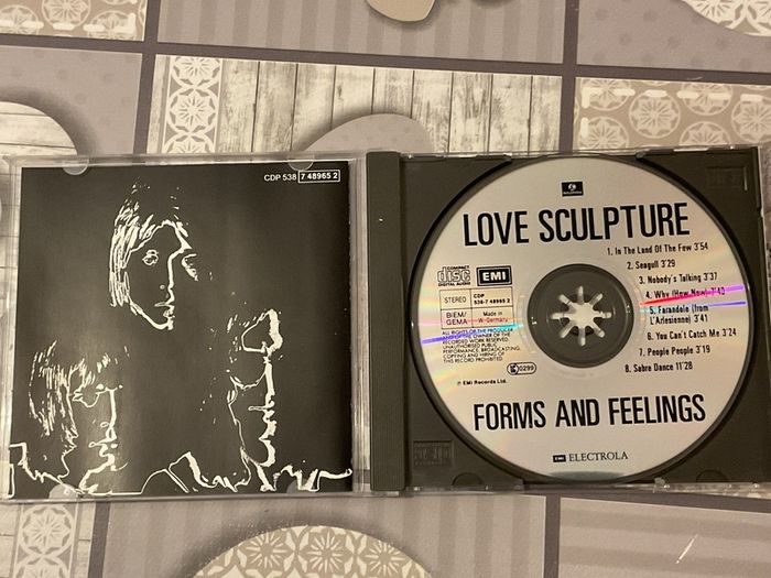 Love Sculpture. CD.  Forms and Feelings.
