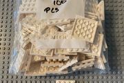 lego 4x4 Flat Piece White bag of 100