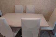 Dining table with 6 chairs