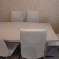 Dining table with 6 chairs