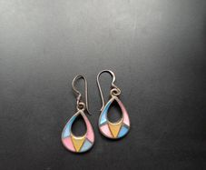 silver earrings