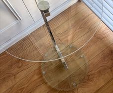 glass side table  Brand new