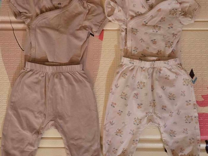 Next and H&M size 62  sleepsuits,bodysuits,trousers Half price