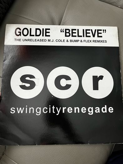 Goldie Believe MJ Cole remixes 12" vinyl