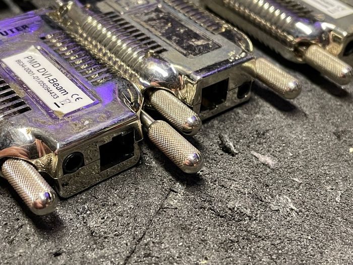 DVI over Fibre adapter sets DVI converter