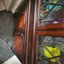 Antique corner glass cabinet Image 2