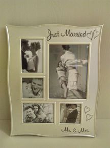 Picture Frame "Just Married"