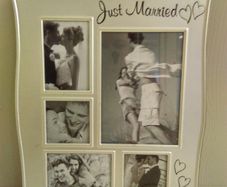 Picture Frame "Just Married"