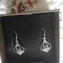 sterling silver necklace and matching earrings Image 2