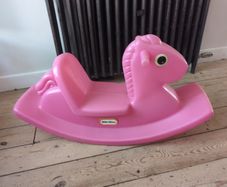pink rocking horse