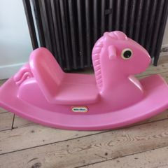 pink rocking horse