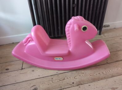 pink rocking horse