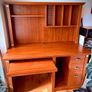 Cherrywood style Office Desk with Detachable Top Image 2