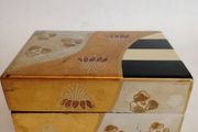 Vintage Hand Painted Lacquered Trinket Box