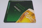 Carlsberg Lager : Probably - Beer Mat/Coaster