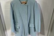 Blue wool Zara coat