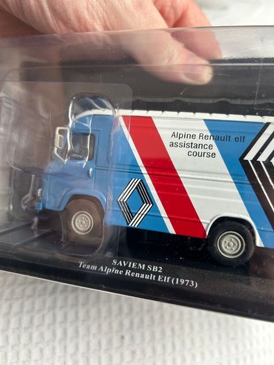 Saviem SB2 Team Alpine Renault Elf 1973 diecast model