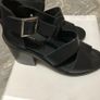 Ladies leather sandals size 3 worn once only Image 2