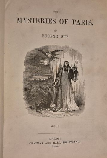 The Mysteries of Paris (1845) - Complete 3-Volume First English Edition - Very Fine Pages!