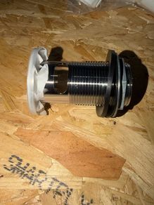 Ideal Standard Ideal Standard S8722aa 1.25" Flush Grated Brass Waste Sltd, With Metal B/nut 3.5"tl